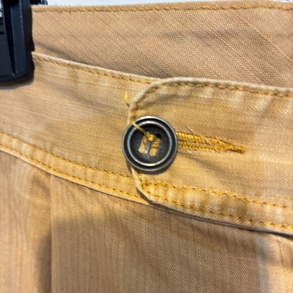 Free People Liberty Wide Leg Pleated Caramel Tan Pants - Picture 6 of 12